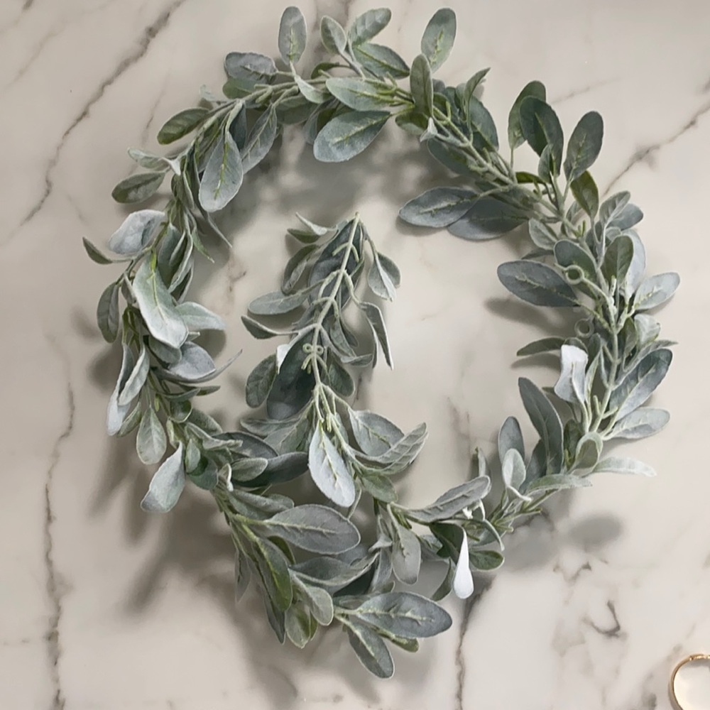 Fake vine greenery